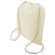 Bolsa mochila de algodón de color crudo crudo