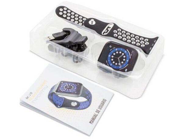 Reloj inteligente healthy negro/azul