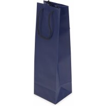 Bolsa de regalo de PVC para 1 botella azul
