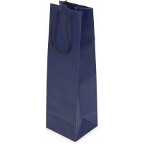 Bolsa de regalo de PVC para 1 botella azul Bolsa de regalo de PVC para 1 botella azul