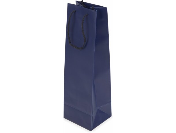 Bolsa de regalo de PVC para 1 botella azul Bolsa de regalo de PVC para 1 botella azul