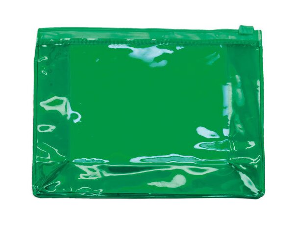 Neceser transparente travel verde