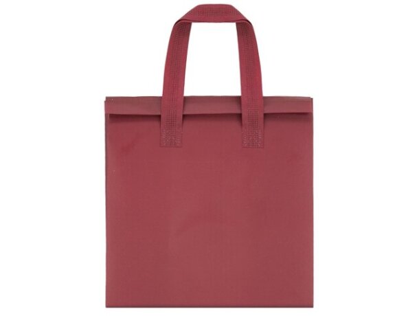 Bolsa conservadora de frío Buffet non woven aluminio Burdeos detalle 7