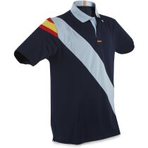 Polo unisex combinado 135 gr personalizado azul marino Polo unisex combinado 135 gr personalizado azul marino