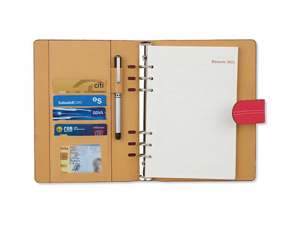 Agenda Milan semana vista Azul marino detalle 7