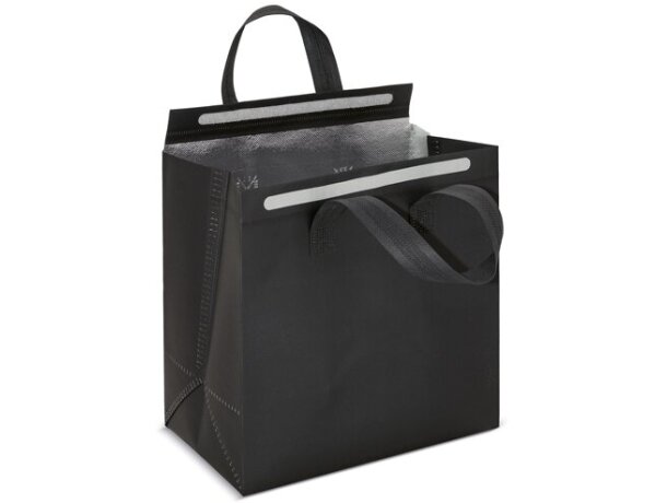 Bolsa conservadora de frío Buffet non woven aluminio Negro detalle 14