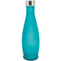 Botella cristal esmerilado 500ml tapa inoxidable
