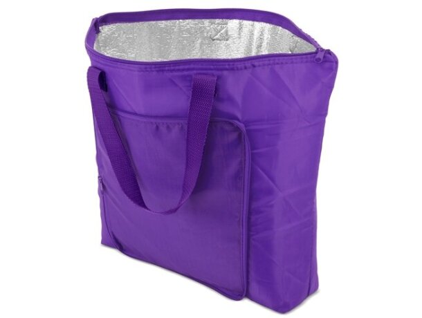 Bolsa nevera plegable Simba con forro de aluminio Lila detalle 15
