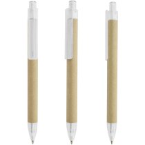 Bolígrafo Rondo personalizable cartón reciclado