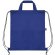 Bolsa mochila RPET Carot con cuerdas ajustables Azul royal detalle 14