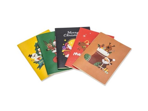 Set 20 libretas navideñas Artikum con 5 diseños diferentes detalle 7