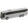 Autobús de juguete personalizado plata