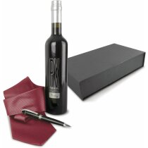Estuche de vino con botella de Pedro Ximenez de 500 ml personalizado Estuche de vino con botella de Pedro Ximenez de 500 ml personalizado