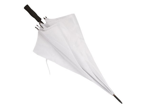 Paraguas de golf económico en colores bandera barato blanco