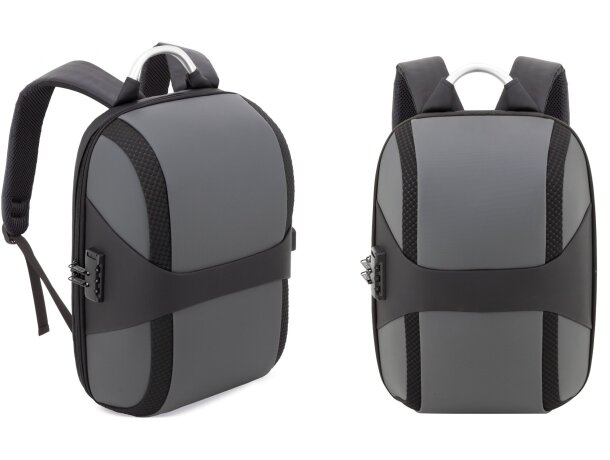 Mochila semirrígida Mayer Pierre Delone con puerto USB detalle 12