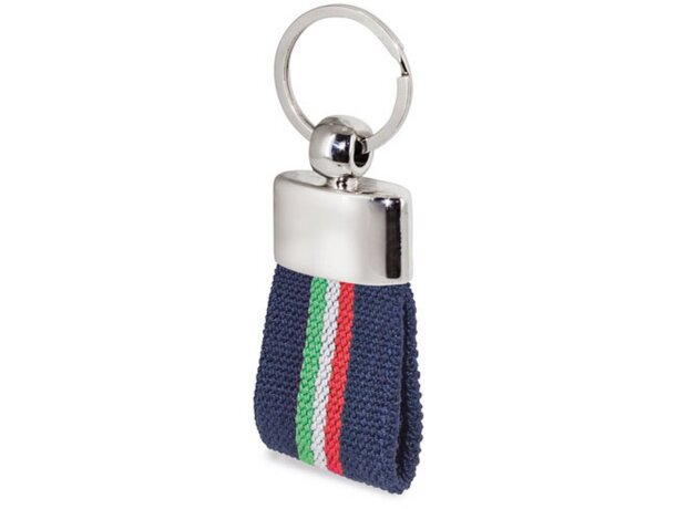 Llavero cinturon bandera Derex Italia/azul marino detalle 8