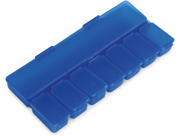 Pastillero semanal con 8 secciones azul barato