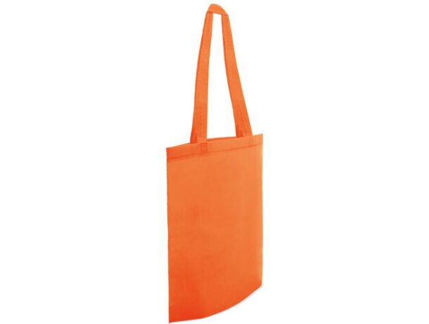 Bolsa de ancho fondo naranja