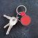 Llavero metalico crosby rojo