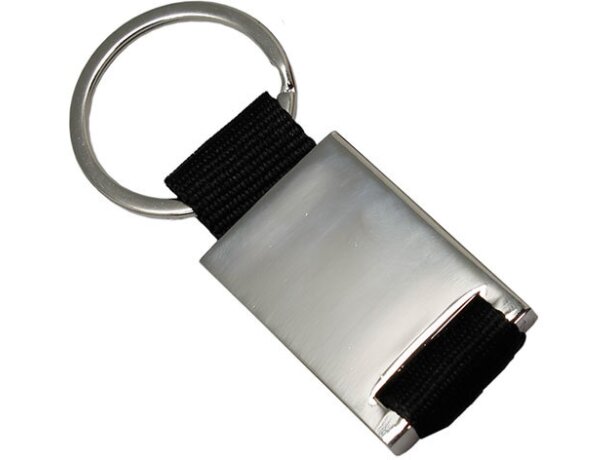Llavero de metal negro