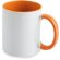 Taza para sublimación interior de color Naranja