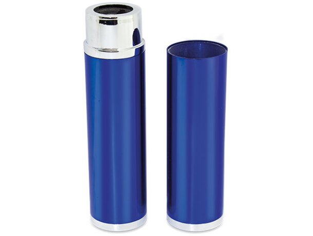 Estuche elegante de metal pierre delene azul/plata
