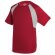 camiseta tecnica colores bandera unisex burdeos