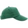 Gorra 100% algodón velcro Navia personalizada verde