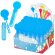 Pompero de burbujas Boble con líquido jabonoso pack 24 uds Azul