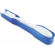 Cepillo de dientes plegable de viaje personalizado azul