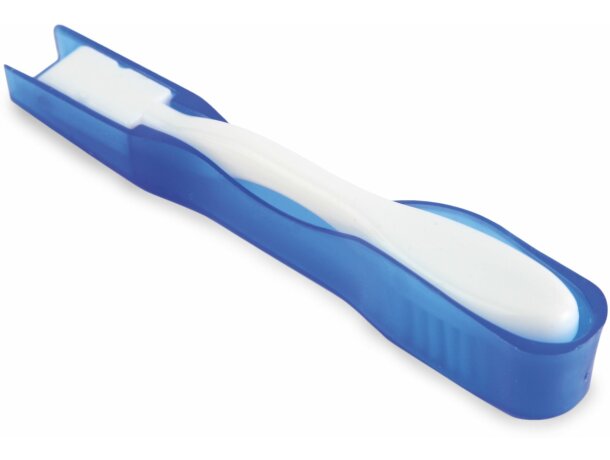 Cepillo de dientes plegable de viaje personalizado azul Cepillo de dientes plegable de viaje personalizado azul