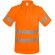 Polo con bolsillo y bandas reflectantes elásticas QVO Naranja detalle 2