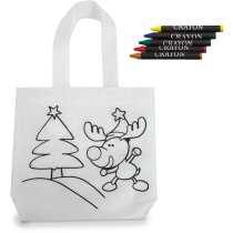 Bolsa de non woven navideña Chiqui Christmas con set de ceras