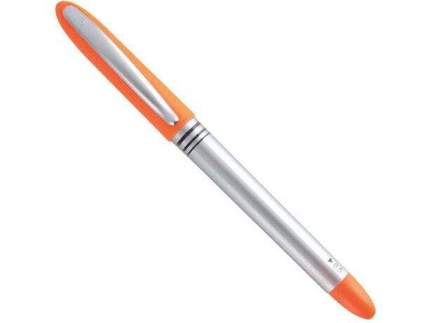 Roller plateado con color naranja