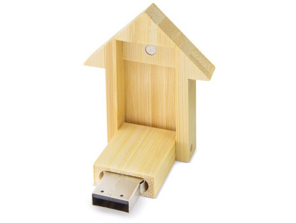 Usb casa de bambú 32gb Resident