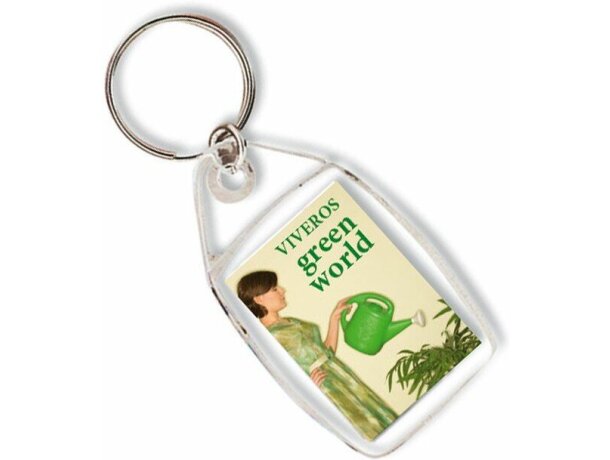 Llavero de plastico personalizado