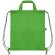 Bolsa mochila RPET Carot con cuerdas ajustables Verde detalle 20