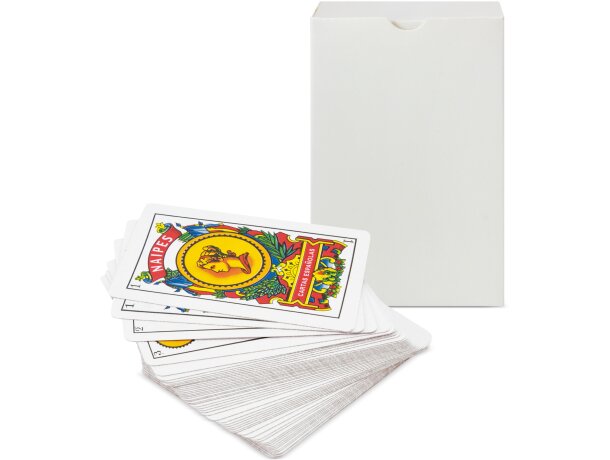 Baraja española Brisca de cartón con grabación personalizable detalle 1