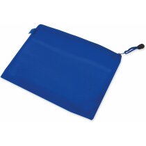 Bolsa de pvc con separador interior azul Bolsa de pvc con separador interior azul
