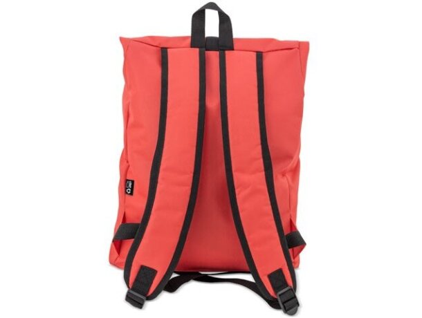 Mochila Benett RPET reciclado de gran capacidad Rojo detalle 8
