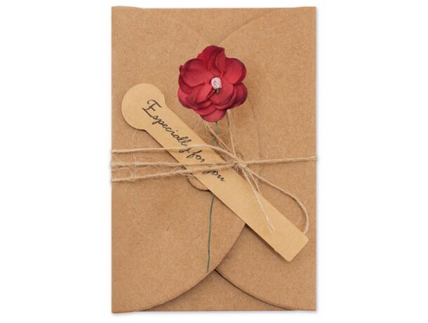 Tarjetas vintage flores secas (pack de 10)