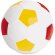 Balón de fútbol de reglamento Amarillo/rojo