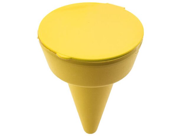 Colillero para la playa personalizada amarilla