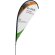 Soporte bandera gota 2 m con estructura acero
