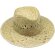 Sombrero de paja color verdoso personalizado