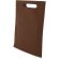 Bolsa de no tejido con asa integrada marron
