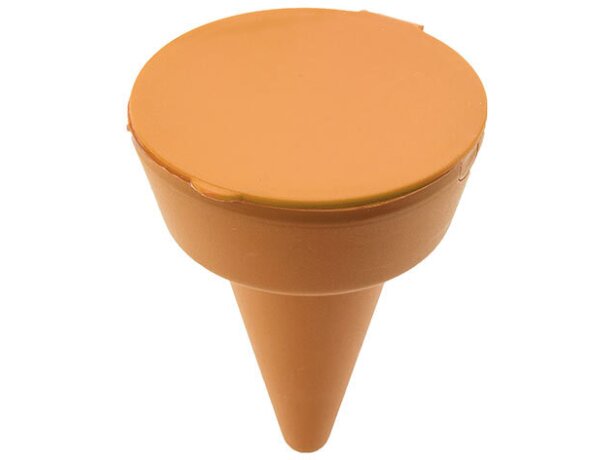 Colillero para la playa naranja