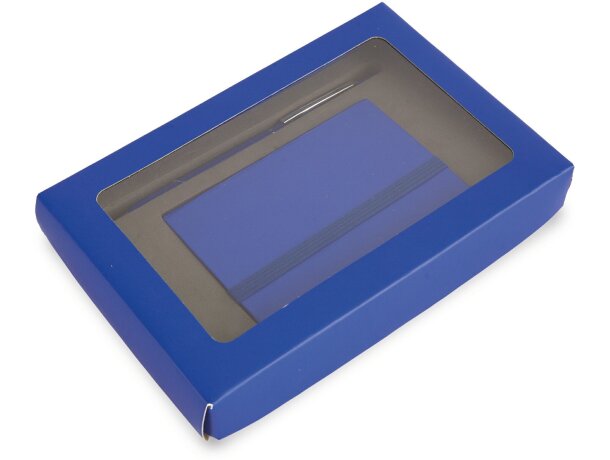 Set de bolígrafo y cuaderno barato azul Set de bolígrafo y cuaderno barato azul