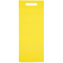 Bolsa de non woven para botella amarilla Bolsa de non woven para botella amarilla