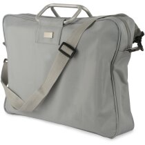 Maletín de microfibra con asas de aluminio Pierre delone personalizada gris Maletín de microfibra con asas de aluminio Pierre delone personalizada gris